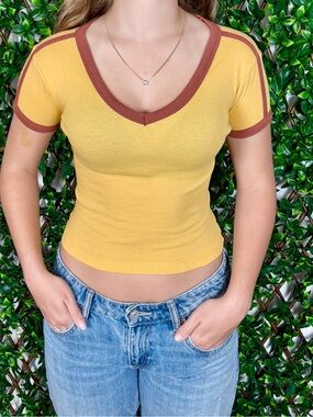 BDG Urban Outfitters Too Perfect V-Neck Tee
